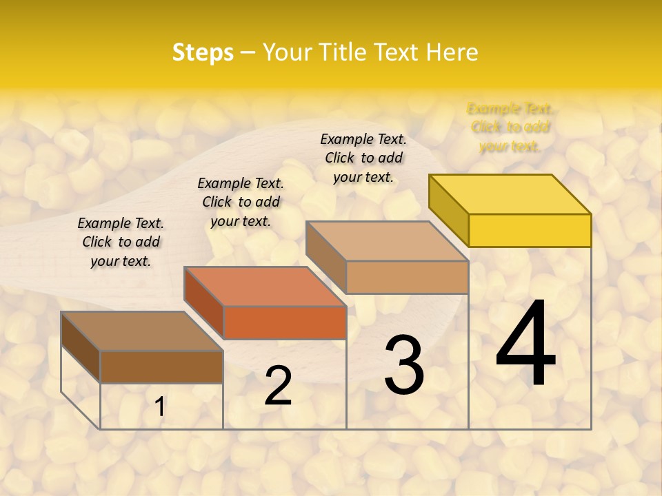 Sweetcorn Utensil Maize PowerPoint Template