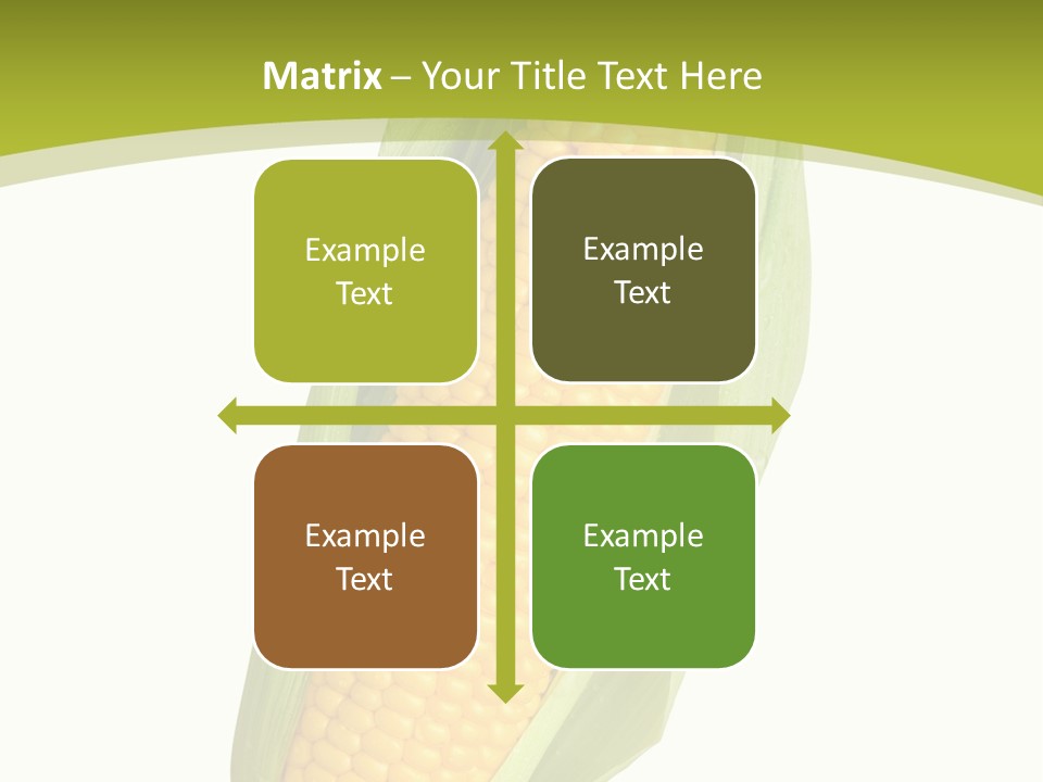 Kernels Ingredient Nutrition PowerPoint Template