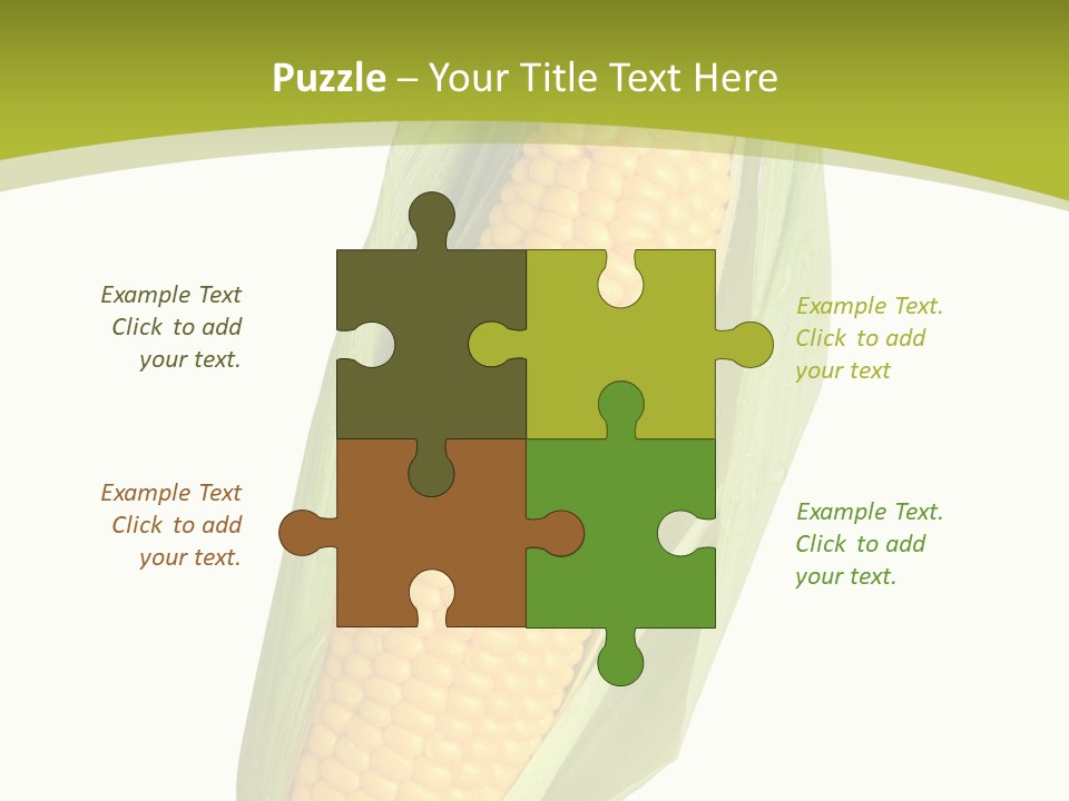 Kernels Ingredient Nutrition PowerPoint Template