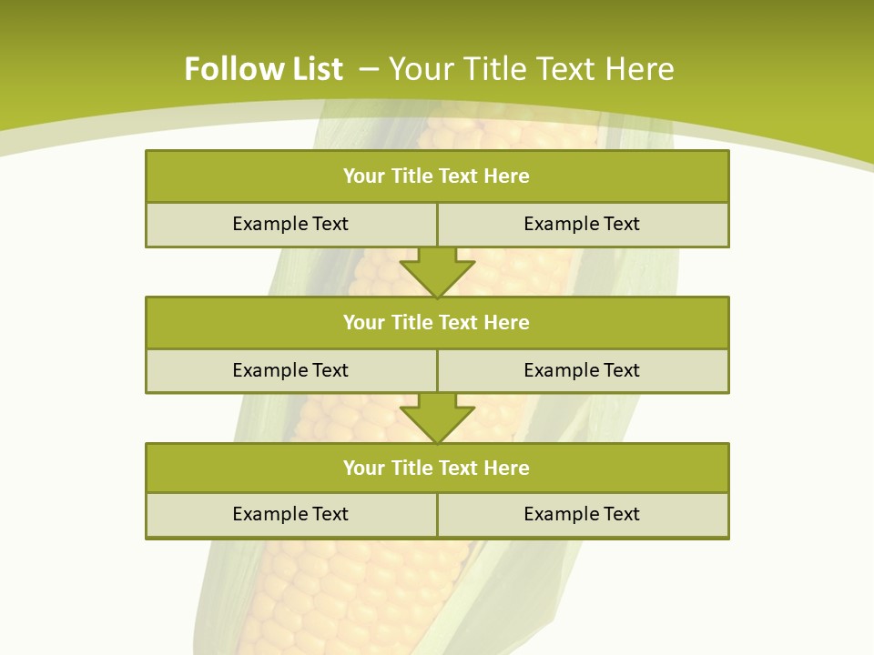 Kernels Ingredient Nutrition PowerPoint Template