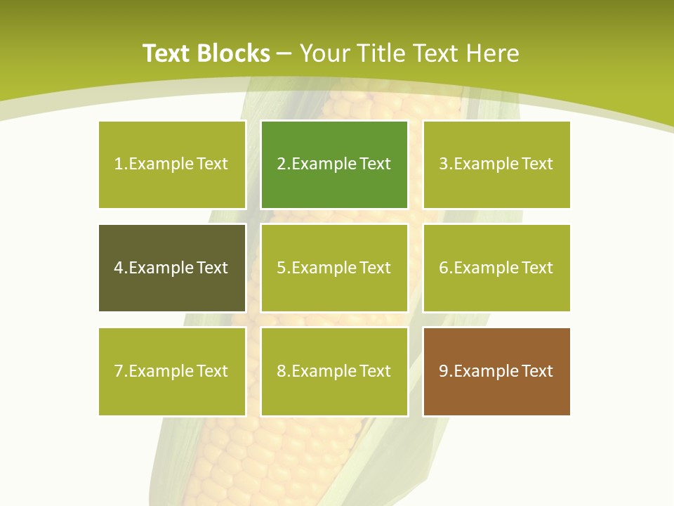 Kernels Ingredient Nutrition PowerPoint Template
