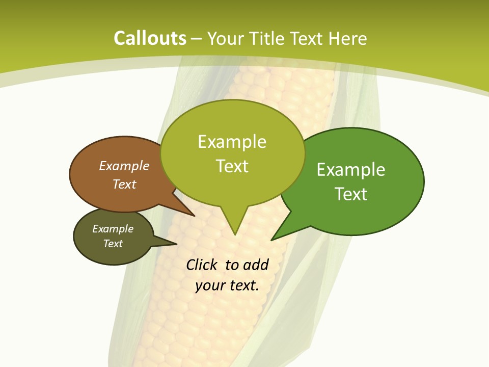 Kernels Ingredient Nutrition PowerPoint Template