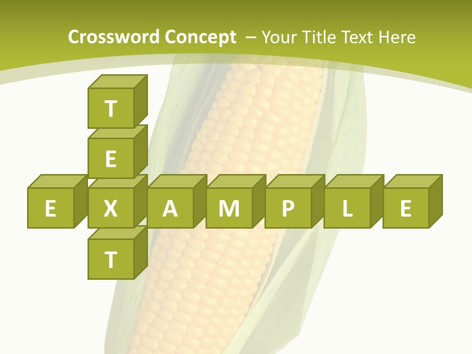 Kernels Ingredient Nutrition PowerPoint Template