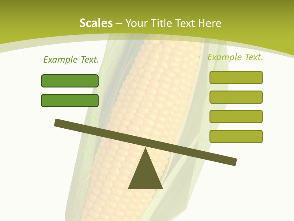 Kernels Ingredient Nutrition PowerPoint Template