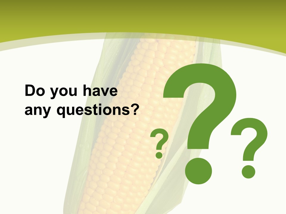 Kernels Ingredient Nutrition PowerPoint Template