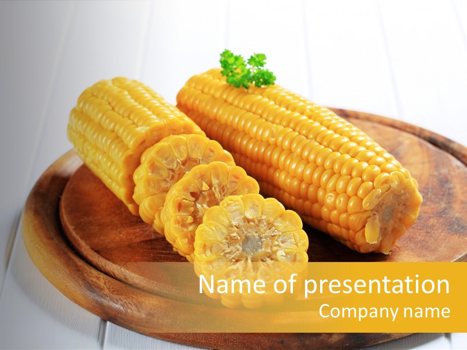 Cob Food Accompaniment PowerPoint Template