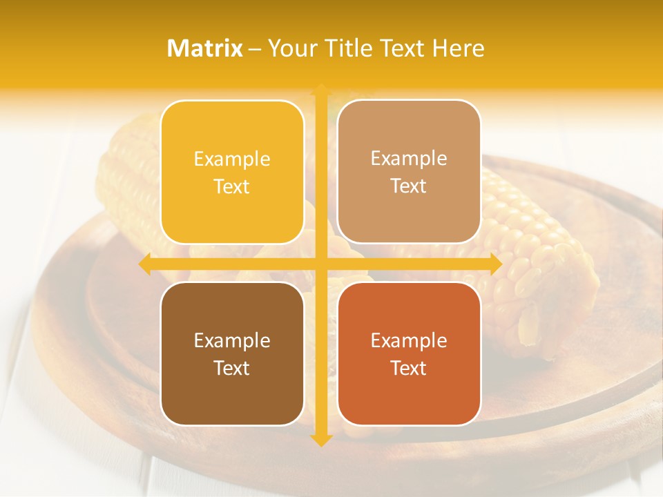 Cob Food Accompaniment PowerPoint Template