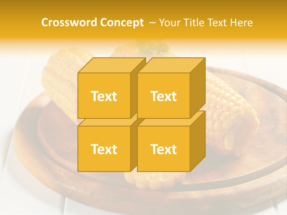 Cob Food Accompaniment PowerPoint Template
