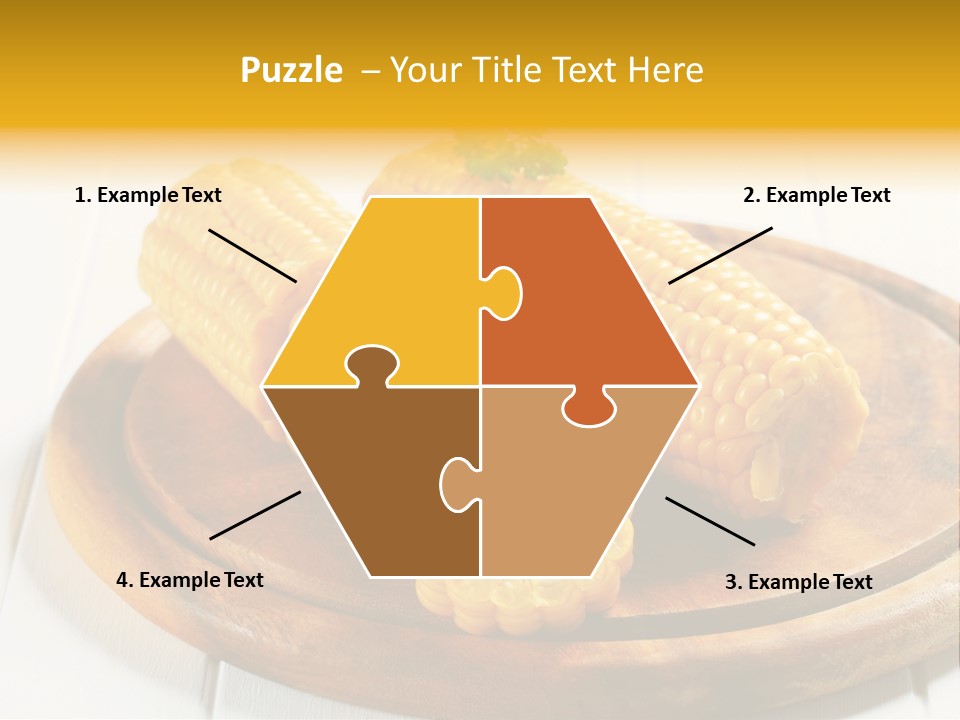 Cob Food Accompaniment PowerPoint Template