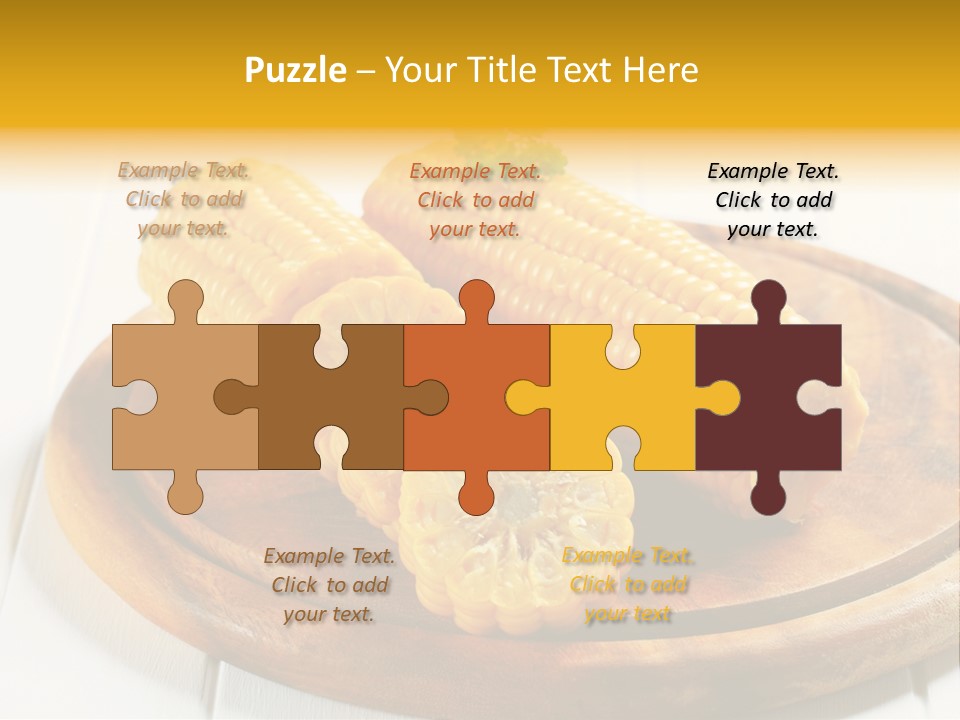 Cob Food Accompaniment PowerPoint Template