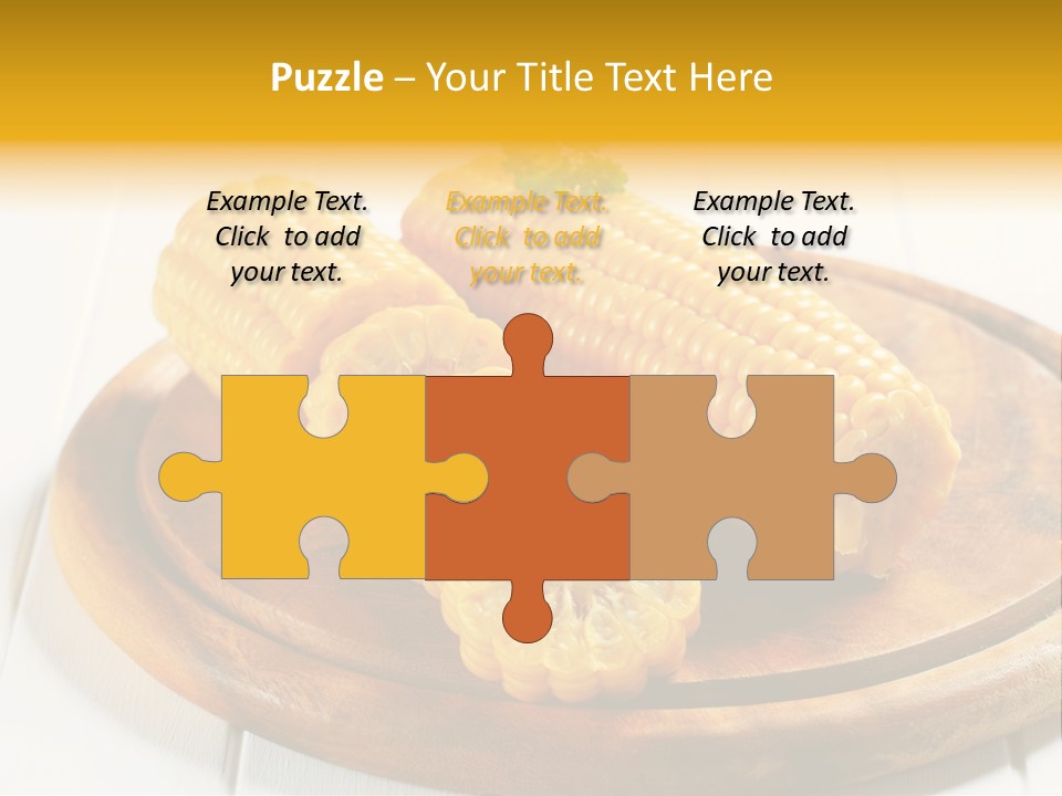 Cob Food Accompaniment PowerPoint Template