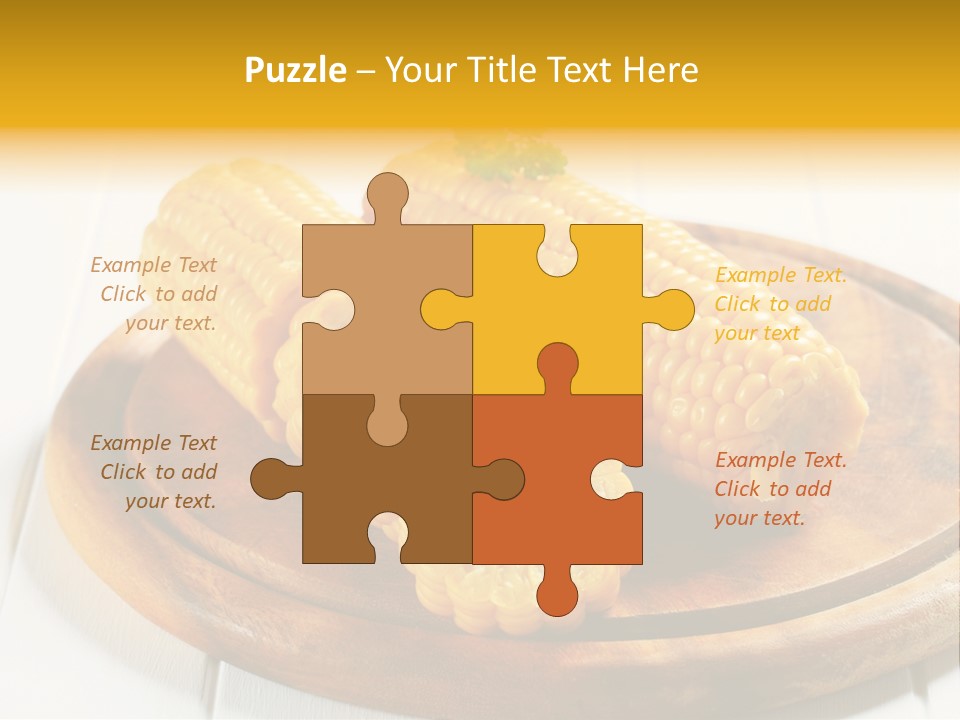 Cob Food Accompaniment PowerPoint Template