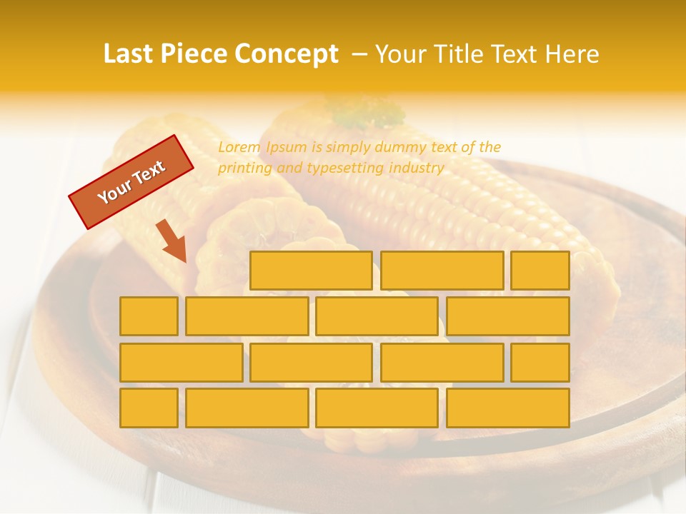 Cob Food Accompaniment PowerPoint Template