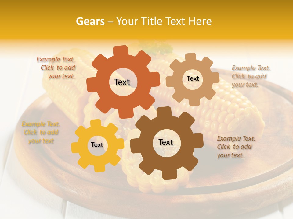 Cob Food Accompaniment PowerPoint Template