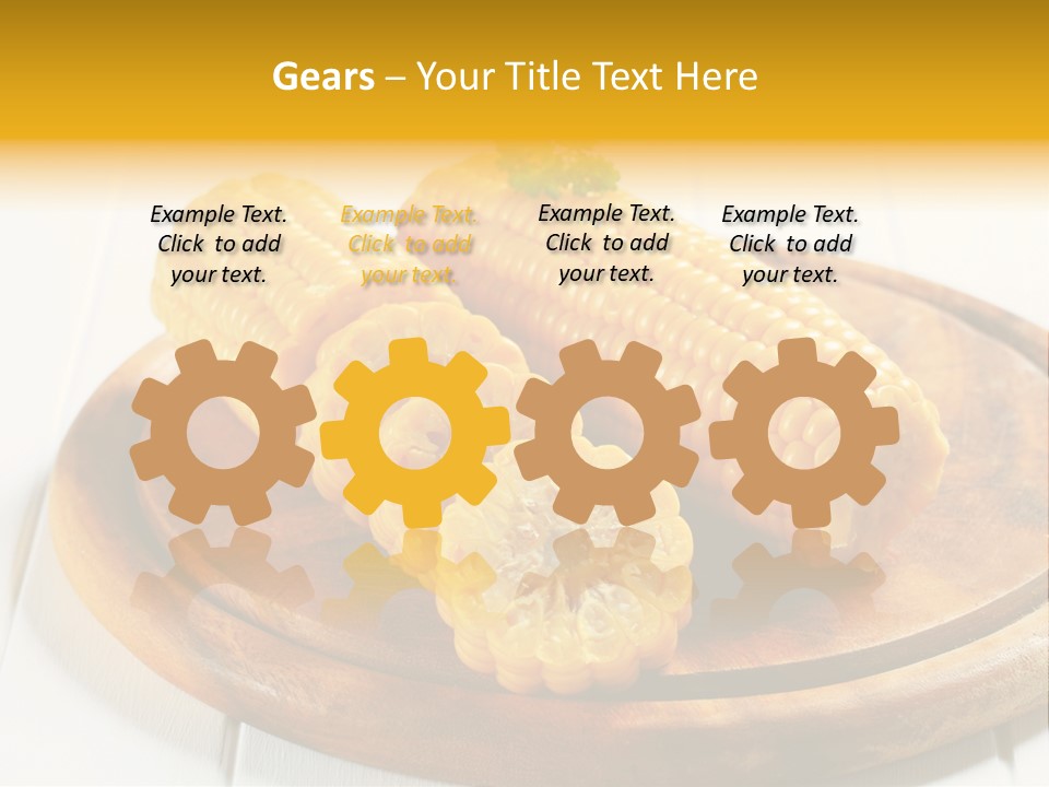 Cob Food Accompaniment PowerPoint Template