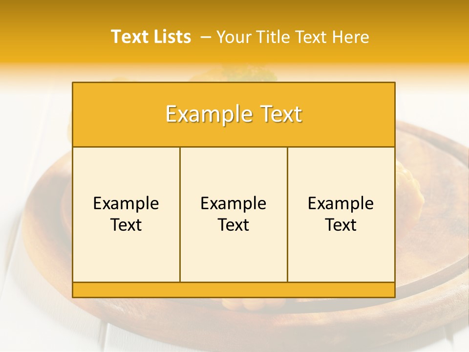 Cob Food Accompaniment PowerPoint Template