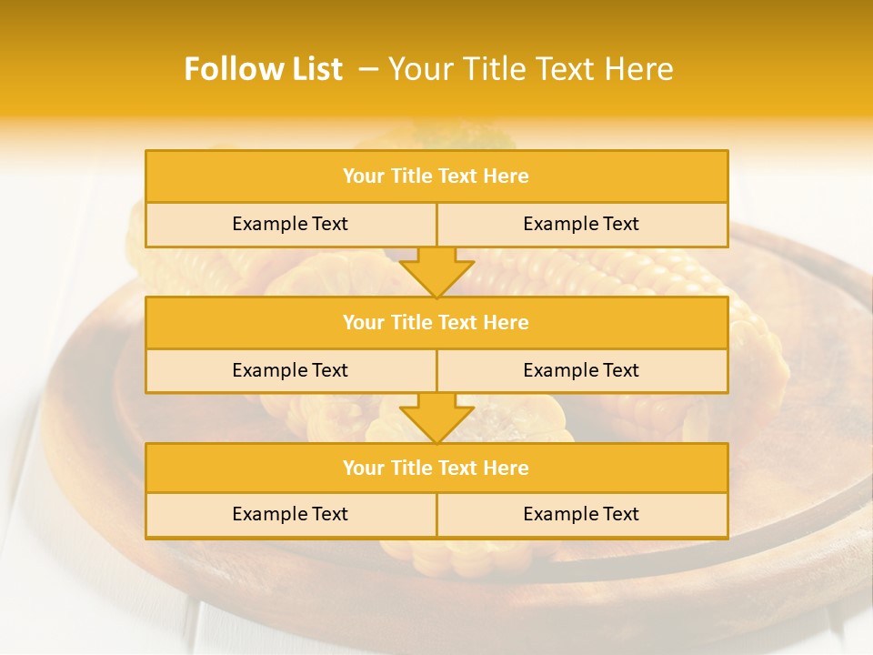 Cob Food Accompaniment PowerPoint Template