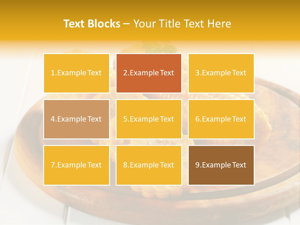 Cob Food Accompaniment PowerPoint Template