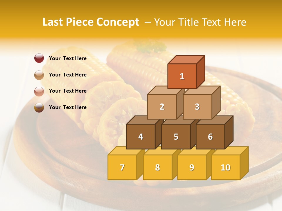 Cob Food Accompaniment PowerPoint Template