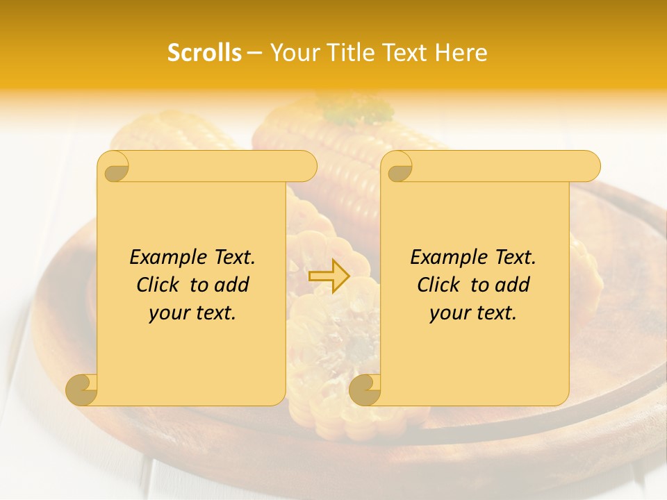 Cob Food Accompaniment PowerPoint Template