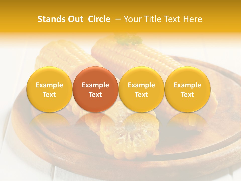 Cob Food Accompaniment PowerPoint Template