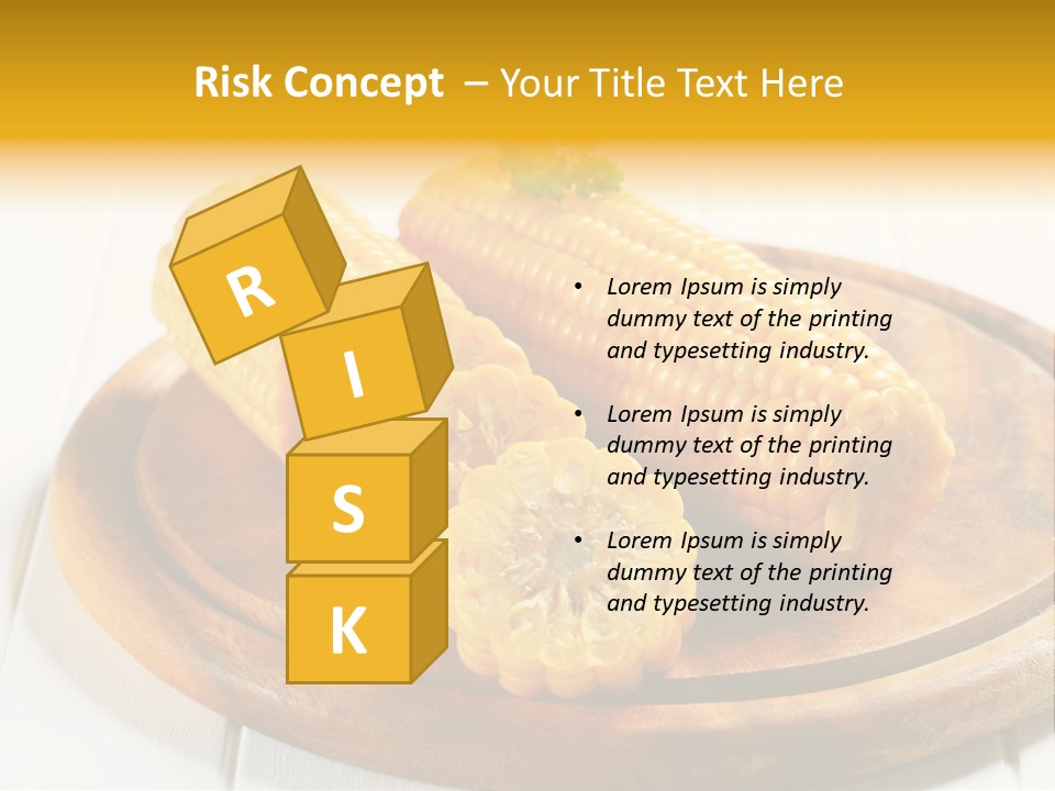 Cob Food Accompaniment PowerPoint Template