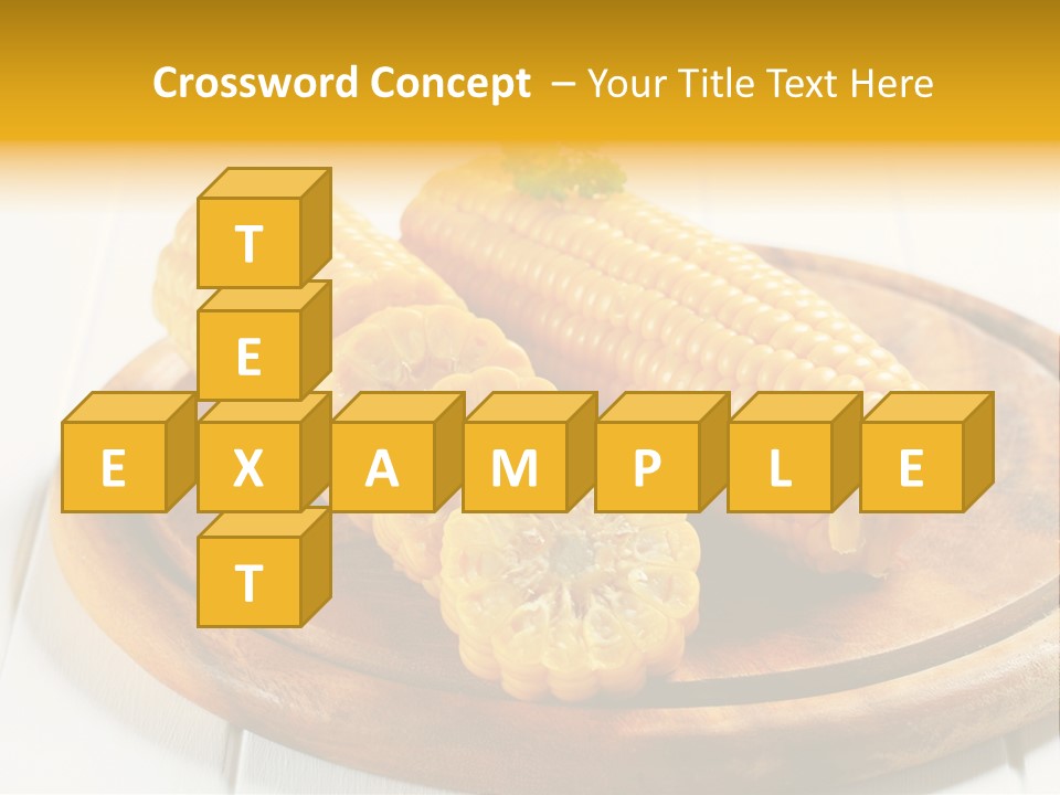 Cob Food Accompaniment PowerPoint Template