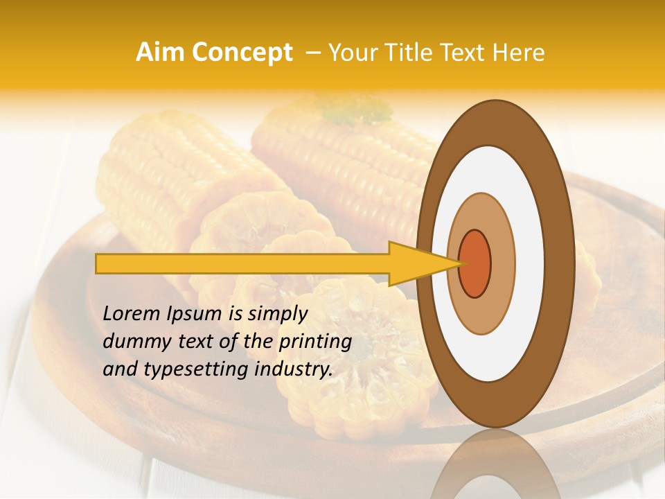 Cob Food Accompaniment PowerPoint Template