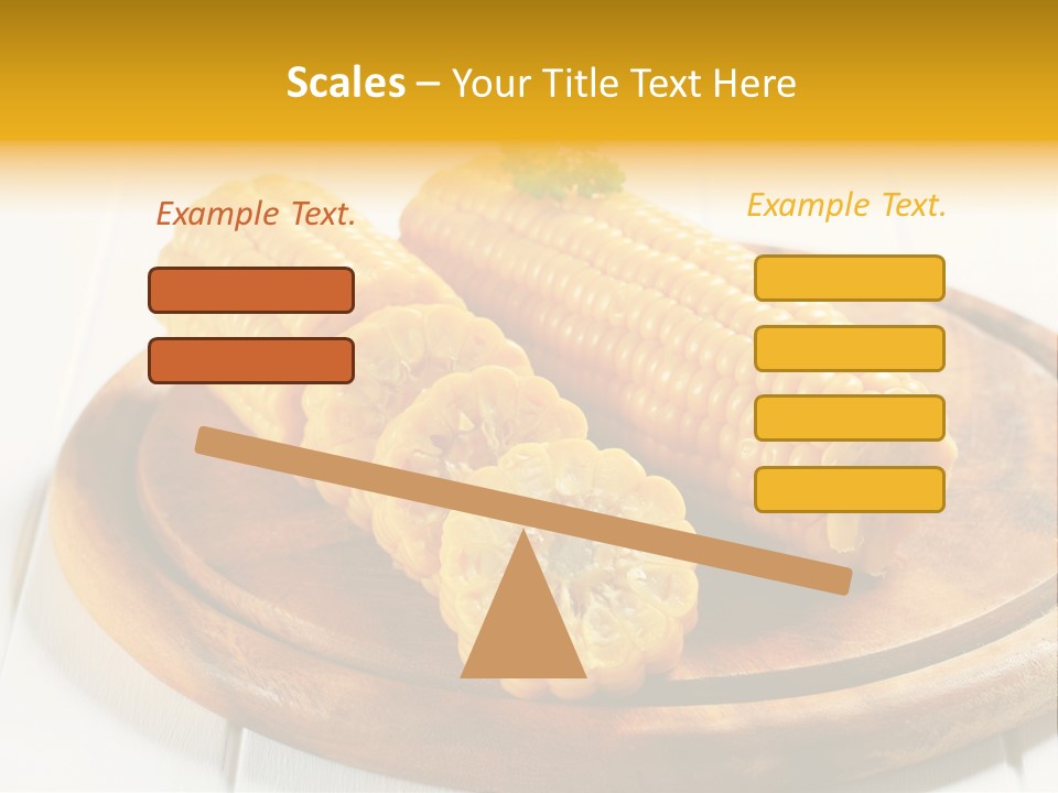 Cob Food Accompaniment PowerPoint Template