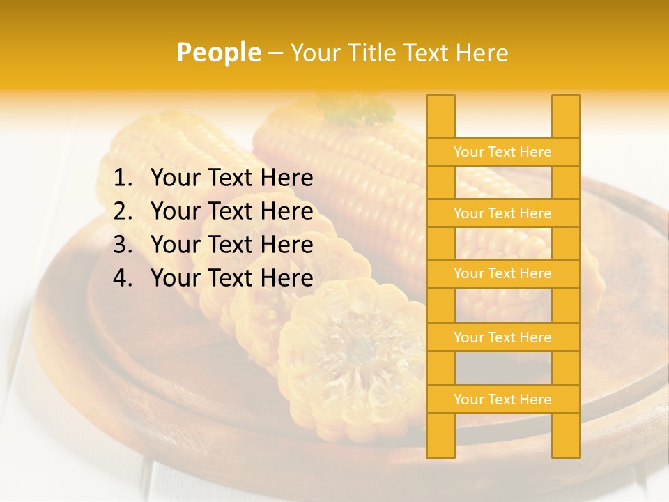 Cob Food Accompaniment PowerPoint Template