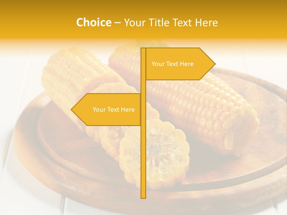 Cob Food Accompaniment PowerPoint Template