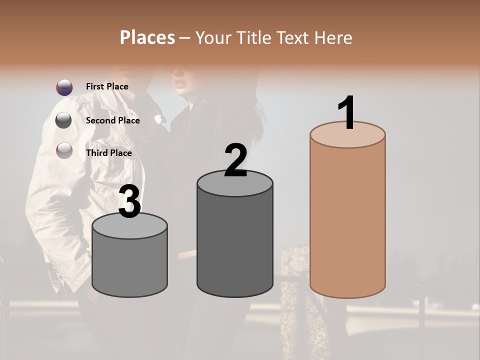 Hugging Pretty Embrace PowerPoint Template