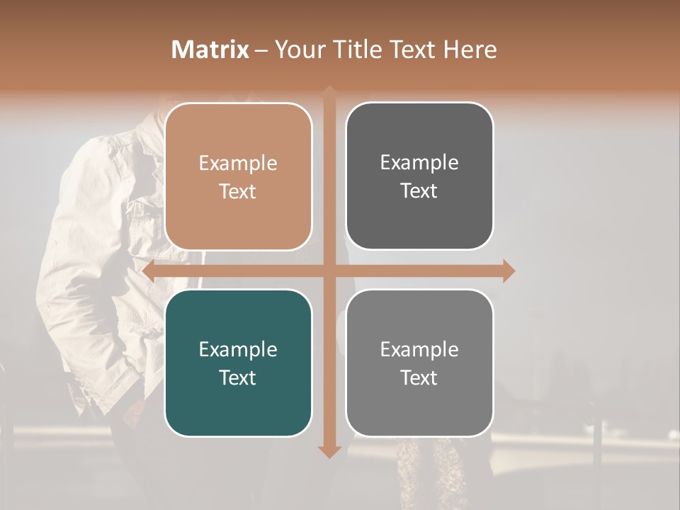 Hugging Pretty Embrace PowerPoint Template
