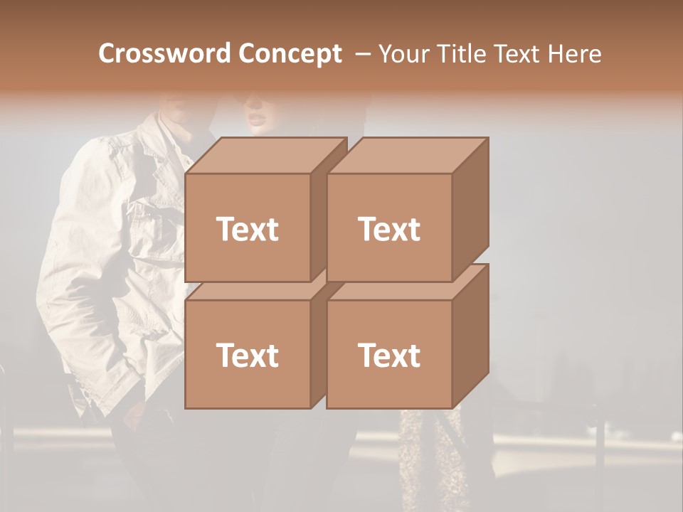 Hugging Pretty Embrace PowerPoint Template
