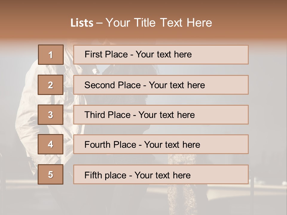 Hugging Pretty Embrace PowerPoint Template