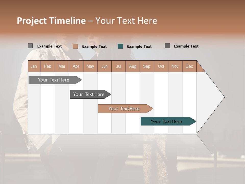 Hugging Pretty Embrace PowerPoint Template
