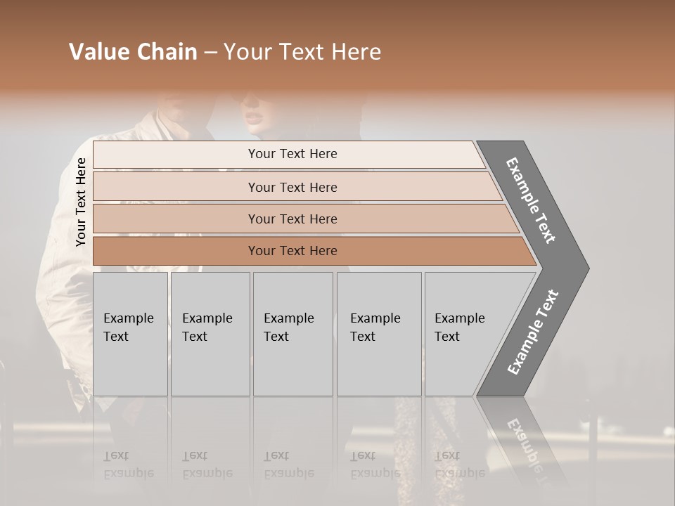 Hugging Pretty Embrace PowerPoint Template