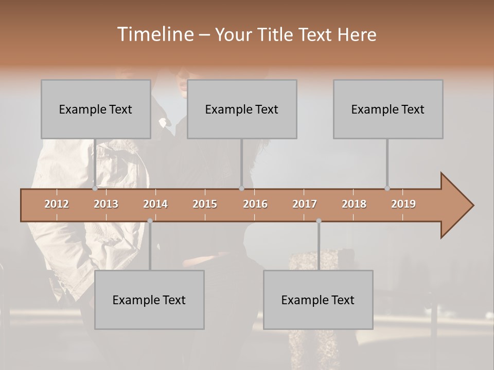 Hugging Pretty Embrace PowerPoint Template