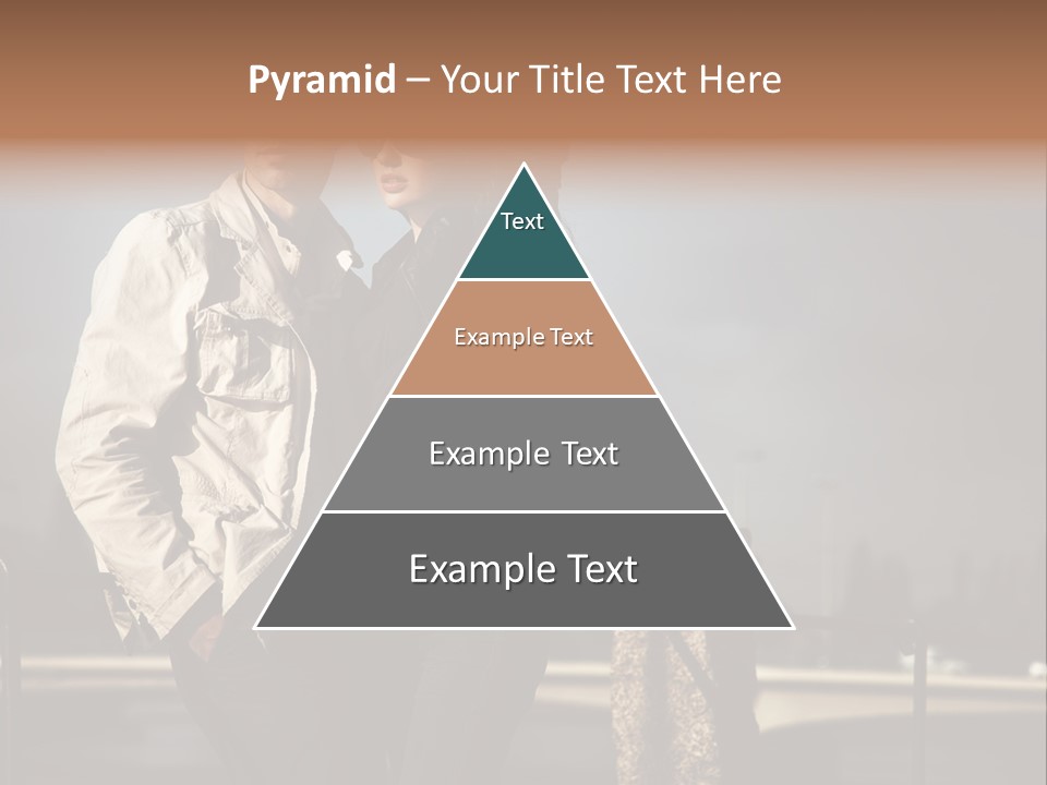 Hugging Pretty Embrace PowerPoint Template