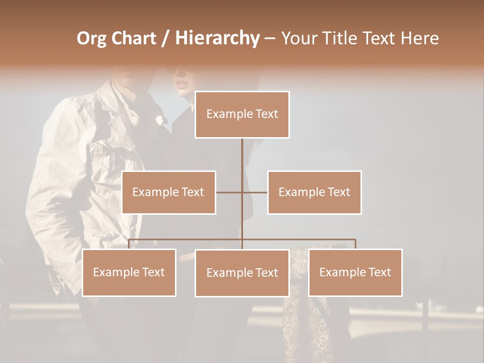 Hugging Pretty Embrace PowerPoint Template