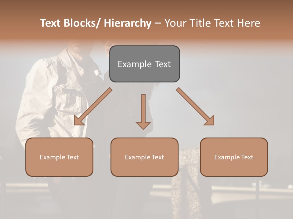 Hugging Pretty Embrace PowerPoint Template