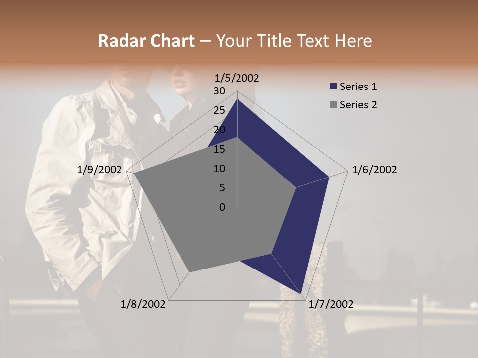 Hugging Pretty Embrace PowerPoint Template