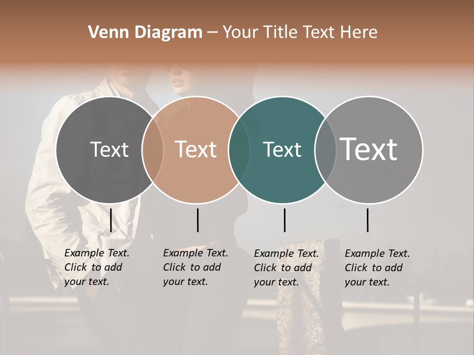 Hugging Pretty Embrace PowerPoint Template
