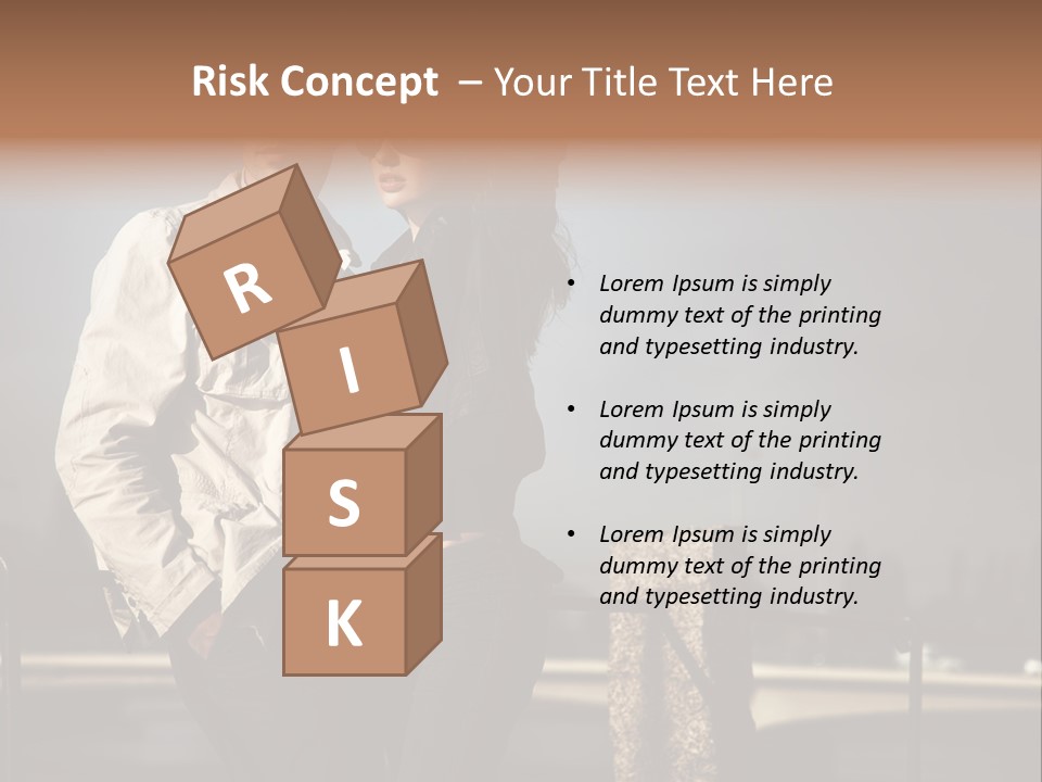 Hugging Pretty Embrace PowerPoint Template