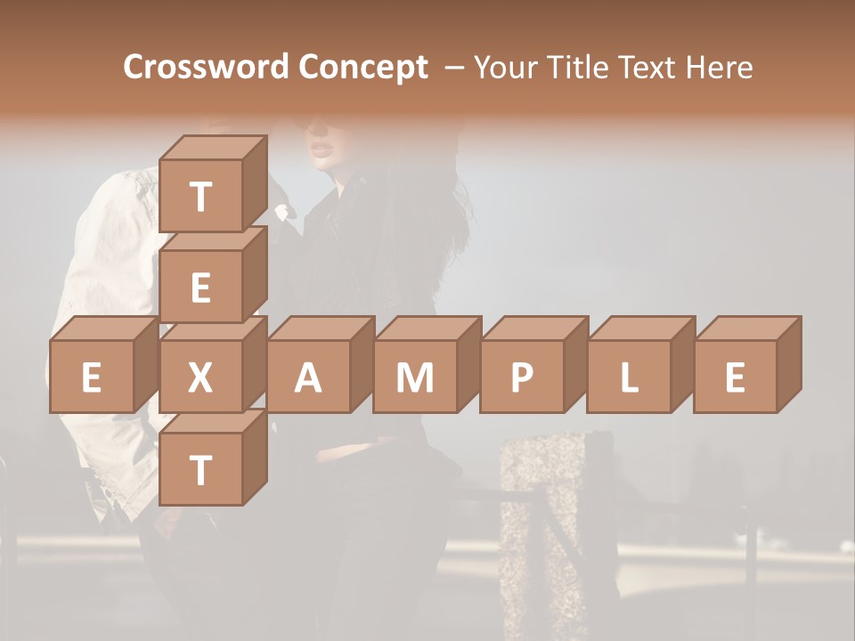Hugging Pretty Embrace PowerPoint Template