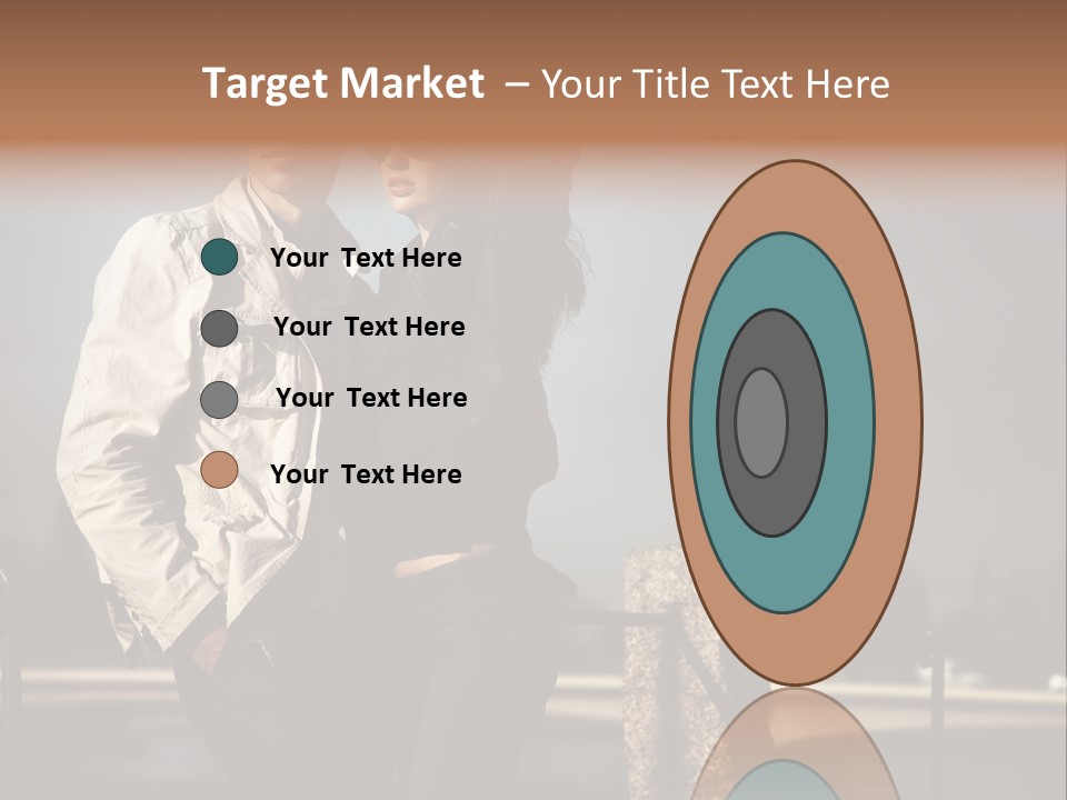 Hugging Pretty Embrace PowerPoint Template