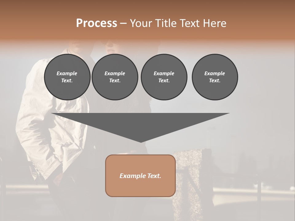 Hugging Pretty Embrace PowerPoint Template