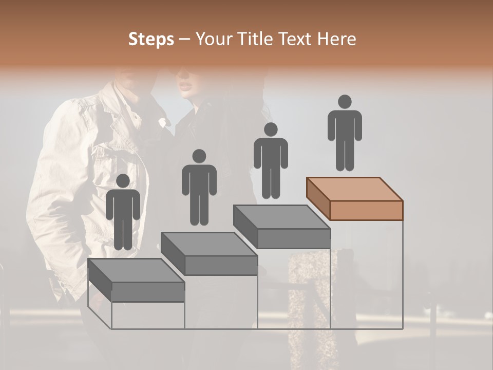 Hugging Pretty Embrace PowerPoint Template