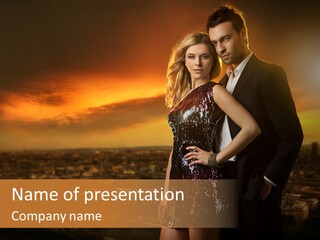 Ring Lifestyles Couple PowerPoint Template