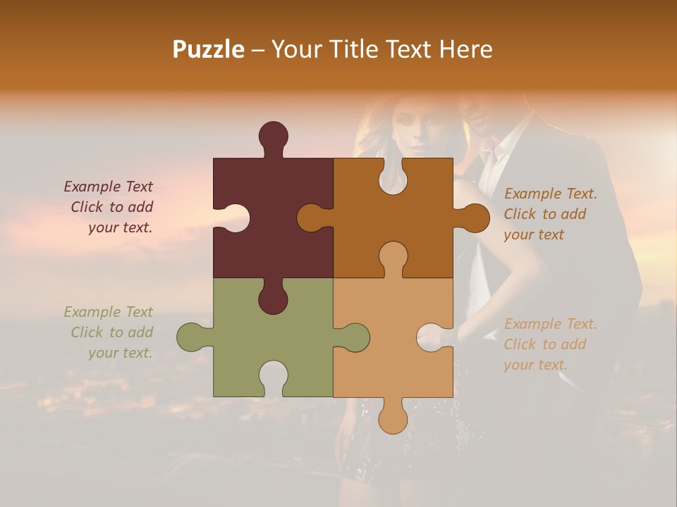 Ring Lifestyles Couple PowerPoint Template